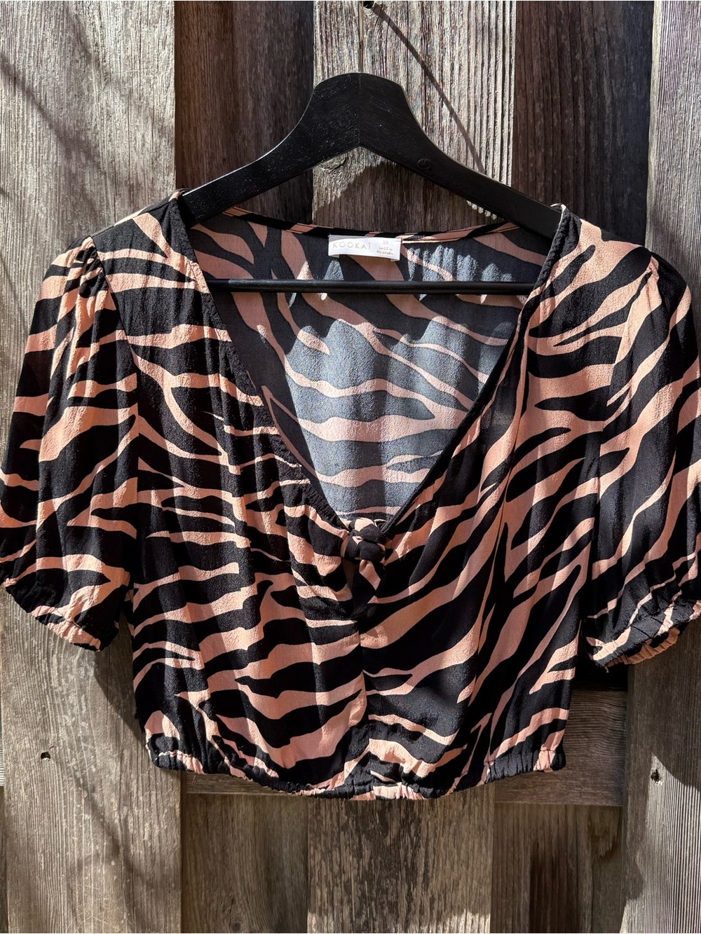 Kookai Savana crop blouse